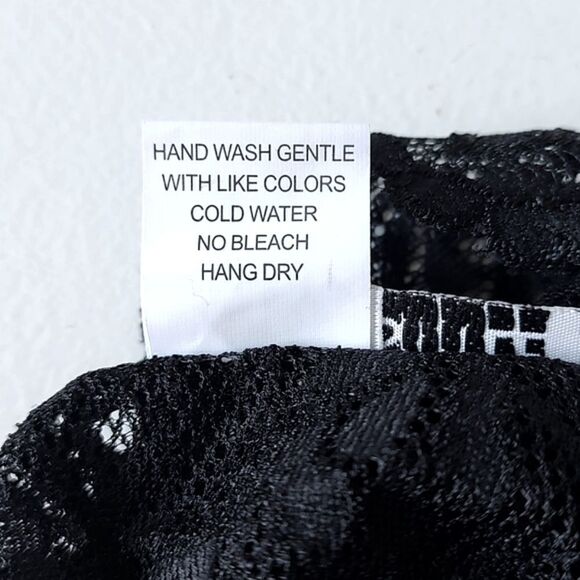 New With Tag Style101 Ganz‎ Size Small Black Lace Bandeau - Picture 7 of 7